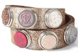 Noosa Armband Wrap Double Skinny Lumus brown shimmer