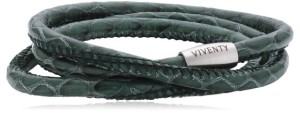Viventy Unisex Armband Leder 3x gewickelt